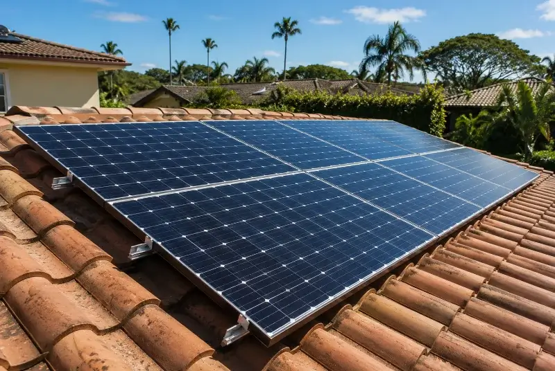 Installation de panneaux solaires à Miré